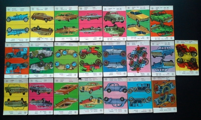 Paletti vanhoja autokortteja 23 kpl