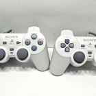 PS1 - 2kpl PSone Dualshock ohjaimia - pikkukuva 1