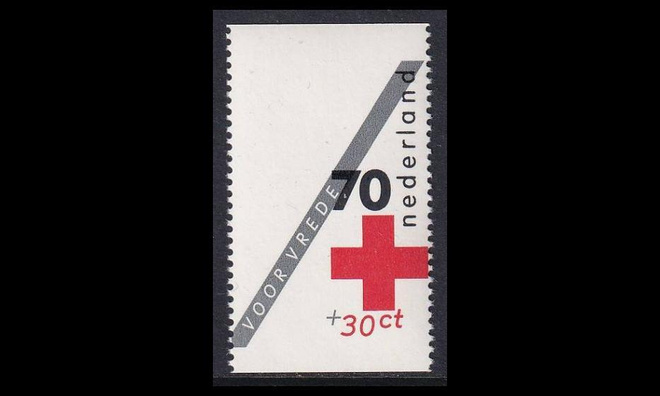 Alankomaat 1239C ** Punainen Risti vihkomerkki (1983)