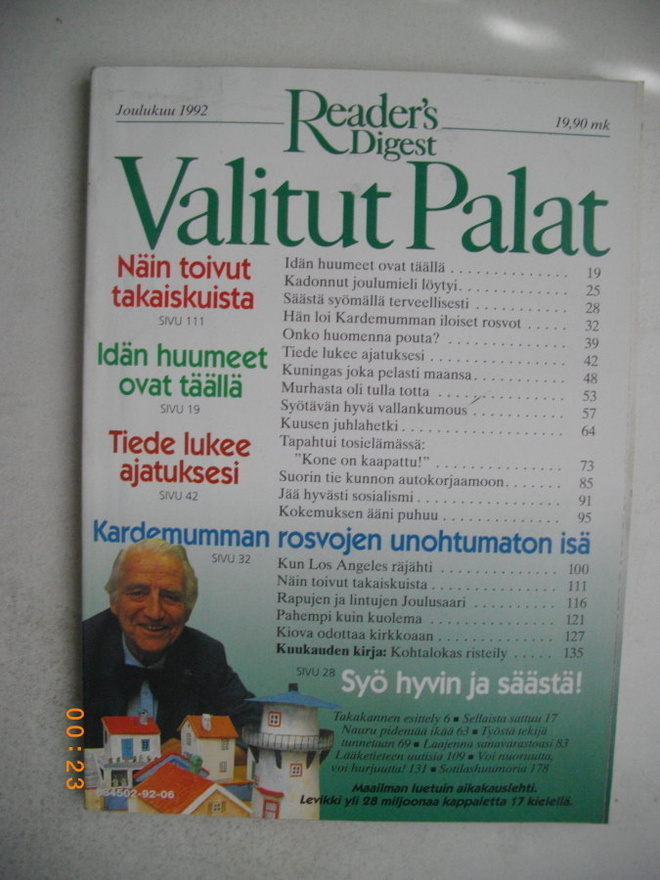 Valitut Palat - joulukuu 1992 (29.6)