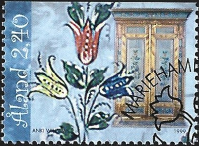 Åland 1999 ÅV 7 Kansantaidetta EP leima LaPe 151