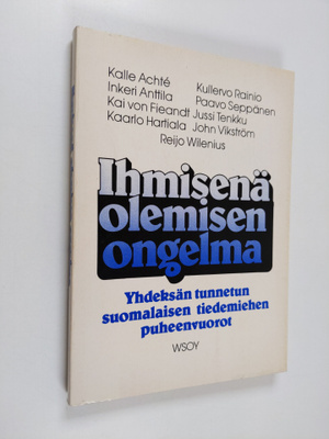 Ihmisenä olemisen ongelma : studia generalia -esitelmäsar...