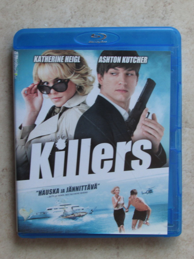 Killers, blu-ray. Katherine Heigl, Ashton Kutcher