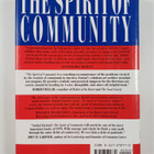 Amitai Etzioni : The spirit of community : rights, respon... - pikkukuva 2