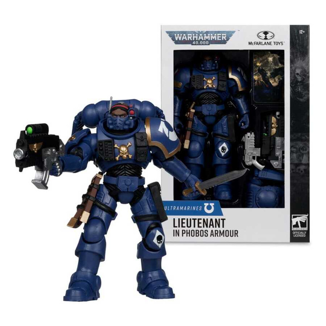 WARHAMMER 40,000 LIEUTENANT IN PHOBOS ARMOUR	(86 404)	n.18cm