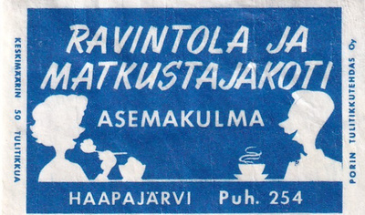 Haapajärvi, Asemakulma. Ravintola ja matkustajakoti   2/16