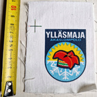 Ylläsmaja Äkäslompolo vintage kangasmerkki .Leikkaamaton - pikkukuva 1