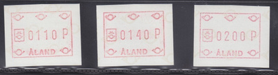 Åland Frama 1988 ATM Å1 postituoreena
