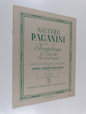 Niccolo Paganini - Kompositionen fur gitarre und streichi...