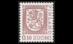 823IIBx ** Leijonamalli 0,10 mk typ II, B-ham, x-pap (1978)
