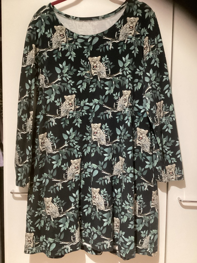 Puuvillatrikoo mekko L.
