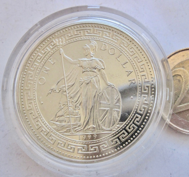Iso-Britannia 1 dollar 1999 Macao Paluu Kiinalle