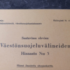 Väestönsuojeluvälineiden hinnasto 1940 - pikkukuva 2