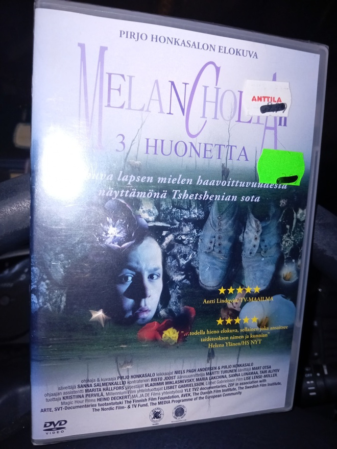 DVD MELANCHOLIAN 3 HUONETTA ( UUSI ) SIS POSTIKULU