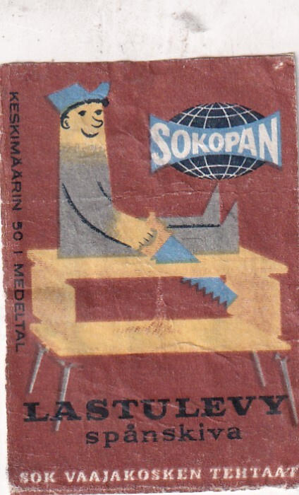 Sokopan. Lastulevy spånskiva , s73