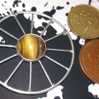 ISO Kotimainen Desing ,Hopea, riipus, tiikerinsilmäkivi, - pikkukuva 4