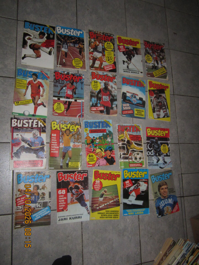 BUSTER LEHTIÄ 1984 YHT 20 KPL