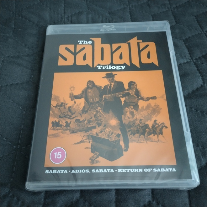Sabata Trilogy Blu-ray **muoveissa**