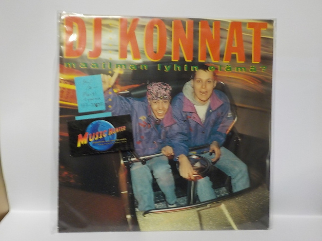 DJ KONNAT - MAAILMAN LYHIN ELÄMÄ? M-/M- LP