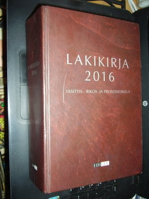 LAKIKIRJA 2016 Yksityis- rikos- ja prosessioikeus (EIPK)