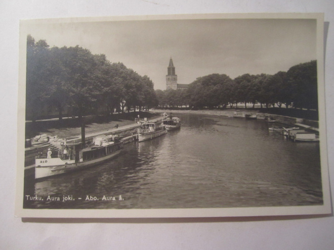 VANHA Postikortti Turku 1930-l  Alkup.Mallikappale