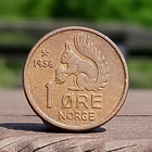 Norja 1 Öre Kapselissä. Halkaisija - 15 mm. - pikkukuva 1
