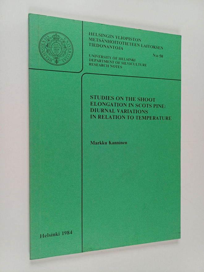 Markku Kanninen : Studies on the Shoot Elongation in Scot...