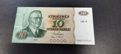 10mk 1980 Litt.A, KUL-Mäk, KL 9-10