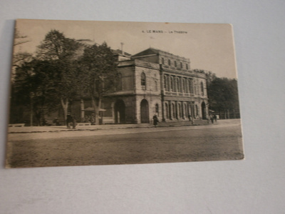 Le Mans, teatteri, vanha mv kortti, ei p.