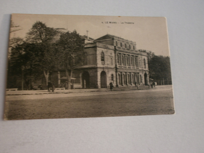 Le Mans, teatteri, vanha mv kortti, ei p.