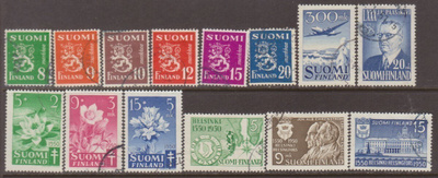 v.1950 Merkit leimattuna