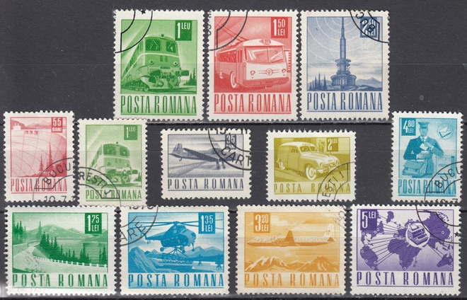 Romania 1967-1971 Posti ja kuljetus