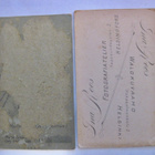 2 VANHAA CDV Valokuvaa Naiset KIVA Hattu Tampere HKI 1900-l - pikkukuva 2