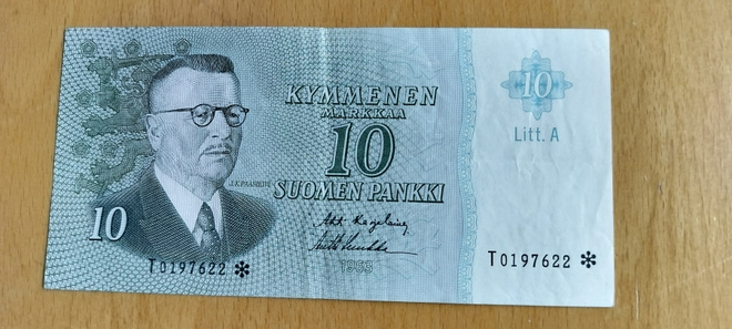 10mk 1963 Litt.A, KAR-Luu, T*-sarjaa, KL 6-7