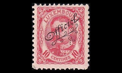 Luxemburg 81 ** Virkamerkki 10 C (1908)