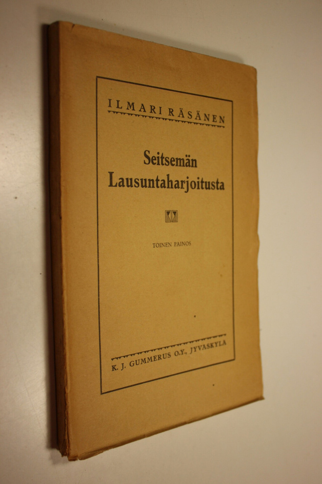 Ilmari Räsänen : Seitsemän lausuntaharjoitusta