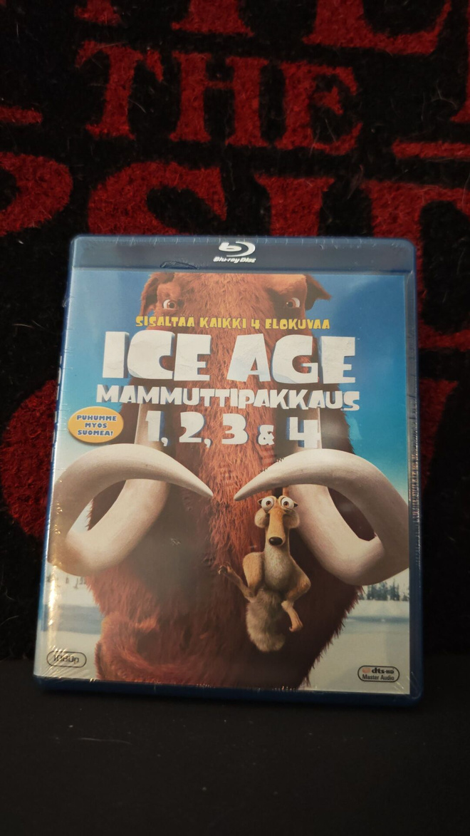 Ice Age mammuttipakkaus (elokuvat 1-4) (Avaamaton!)