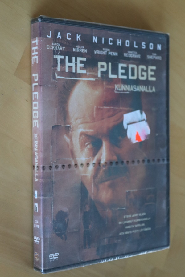 DVD The Pledge Kunniasanalla ( 2001 Jack Nicholson uusi )