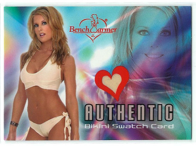 Bench Warmer 2003 Bikini Swatch Card Tanya Ballinger