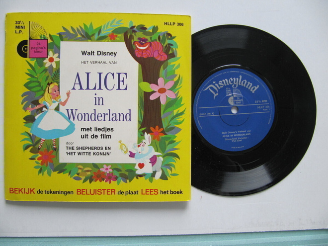 Liisa Ihmemaassa 7" sinkku Walt Disney GF  Aku Ankka