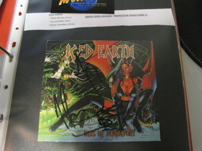 ICED EARTH - DAYS OF PURGATORY PROMOKORTTI+ 3 NIMMARIA