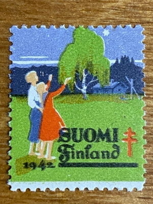JOULUMERKKI KOIVU JA TÄHTI 1942**