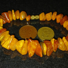 Vintage Meripihka rannekoru natural antique Amber - pikkukuva 5