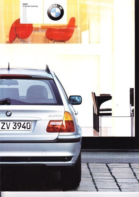 BMW 300-sarja Touring -esite, 2002