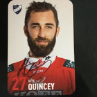 KYLE QUINCEY - HIFK. KERÄILYKORTTI. AITO NIMIKIRJOITUS! - pikkukuva 1