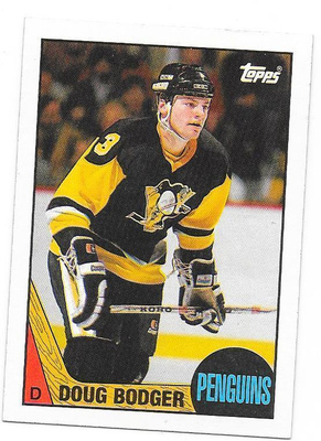 1987-88 Topps #125 Doug Bodger Pittsburgh Penguins