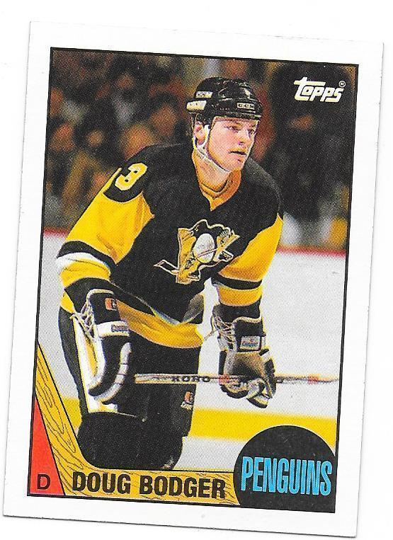 1987-88 Topps #125 Doug Bodger Pittsburgh Penguins
