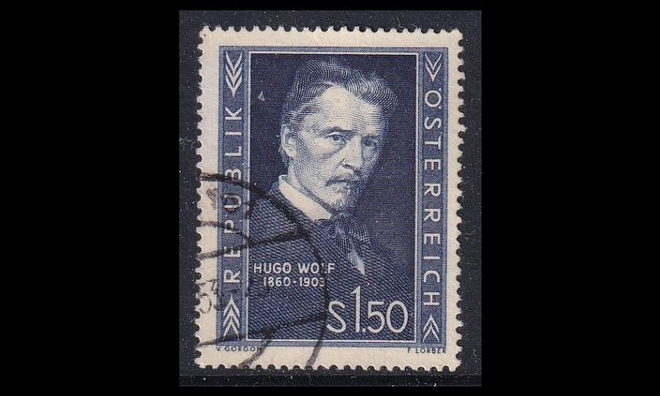 Itävalta 981 o Säveltäjä Hugo Wolf (1953)