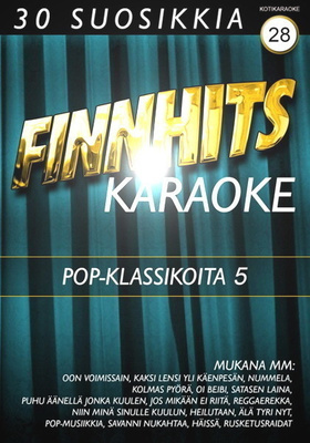 Finnhits Karaoke 28 - Pop-Klassikoita 5 [DVD]