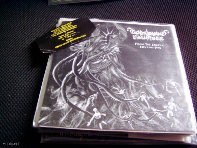 GODSLAYING HELLBLAST-FROM THE DEEPEST.. 7'' VINYYLI m-/m-